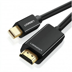 Видеокабель-адаптер | Mini-DisplayPort (DP) на HDMI 4K | UGREEN DP101 | 1.5 метра